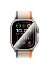 Apple Watch Ultra 49mm CaseWorld Alloy Serisi Safir Akıllı Saat Temperli Cam Ekran Koruyucu