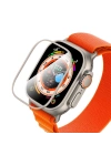 Apple Watch Ultra 49mm CaseWorld Alloy Serisi Safir Akıllı Saat Temperli Cam Ekran Koruyucu