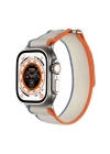 Apple Watch Ultra 49mm Hasır Kordon Zore KRD-106 Strap Kayış