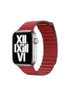 Apple Watch Ultra 49mm Kordon KRD-09 Deri Lop Strap Kayış