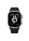 Apple Watch Ultra 49mm KRD-127 Metal Tokalı Silikon Kordon