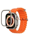 Apple Watch Ultra 49mm Mohseven iWatch Serisi Safir Akıllı Saat Temperli Cam Ekran Koruyucu
