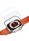 Apple Watch Ultra 49mm Mohseven iWatch Serisi Safir Akıllı Saat Temperli Cam Ekran Koruyucu