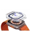 Apple Watch Ultra 49mm Mohseven iWatch Serisi Safir Akıllı Saat Temperli Cam Ekran Koruyucu
