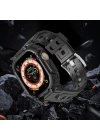 Apple Watch Ultra 49mm Wiwu Wi-WB014 Armor Serisi 2in1 Sert PC Kasa Koruyuculu Silikon Kordon