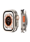 Apple Watch Ultra 49mm Zore ALM-01 Metal Çerçeveli Ekran Koruyucu