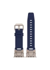 Apple Watch Ultra 49mm Zore KRD-101 Titanyum Metal Başlıklı Silikon Kordon