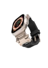 Apple Watch Ultra 49mm Zore KRD-108 Metal Başlıklı Silikon Kordon