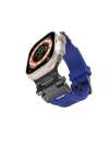 Apple Watch Ultra 49mm Zore KRD-108 Metal Başlıklı Silikon Kordon