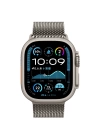 Apple Watch Ultra 49mm Zore KRD-121 Metal Hasır Kordon