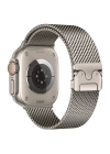 Apple Watch Ultra 49mm Zore KRD-121 Metal Hasır Kordon