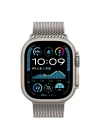 Apple Watch Ultra 49mm Zore KRD-121 Metal Hasır Kordon