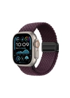 Apple Watch Ultra 49mm Zore KRD-134 Örgü Tasarımlı Hasır Kordon Strap Kayış