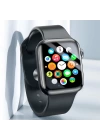 Baseus Apple Watch 42mm 3D Kavisli Tempered Kırılmaz Cam Koruyucu