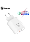 Baseus Bojure Series Dual-USB QC 3.0 18W Hızlı Şarj Aleti Başlık