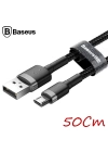 Baseus Cafule Micro Usb 0.50 Kısa 2.4a Hızlı Şarj Halat Usb Kablo