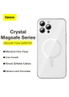 Baseus Crystal iPhone 12 Pro Max Kılıf Magsafe Uyumlu Manyetik Kılıf