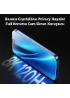 Baseus Crystalline iPhone 15 Plus Privacy Hayalet Full Koruma Cam Ekran Koruyucu