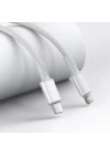 Baseus High Density Braided 20W Type-C to iPhone Lightning Hızlı Şarj ve Data Kablosu 1m