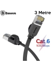 Baseus high Speed Six types of RJ45 Gigabit Ethernet kablosu (round cable)3metre