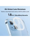 Baseus Illusion Series iPhone 14 Plus 6.7 Silikon Kılıf + Tempered Ekran Koruyucu + 4x Kamera Koruyu