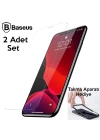 Baseus İPhone 11 Pro- X-XS 0.3mm Ful Tempered Cam Ekran Koruyucu 2 Adet Set