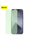 BASEUS İPhone 12 Mini 0.15mm Full Tempered Cam Ekran Koruyucu 2Set Anti-Bluelight