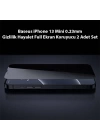 Baseus iPhone 13 Mini 0.23mm Gizlilik Hayalet Full Ekran Koruyucu 2 Adet Set