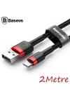 Baseus İPhone 14-13-12-11 2 Metre Halat Usb Şarj Kablosu