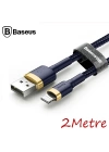 Baseus İPhone 14-13-12-11 2 Metre Halat Usb Şarj Kablosu