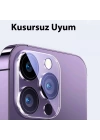 Baseus iPhone 15 Pro-15 Pro Max için Crystal Serisi HD Cam Kamera Koruyucu 2 Adet Set