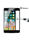 Baseus iPhone SE3-SE2 İPhone 8-7 4D Kavisli Full Kaplama Kırılmaz Cam Ekran Koruyucu