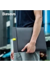 Baseus Lets go Çift Katmanlı Deri Kılıf Çanta 13 İnch Macbook Dell lenovo