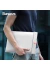 Baseus Lets go Çift Katmanlı Deri Kılıf Çanta 16 İnch Macbook Dell lenovo