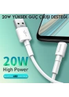 Baseus Mini White Micro USB 4A OPPO VIVO Dash Usb Şarj Kablosu 0.5cm