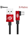 Baseus Mvp Elbow Usb Type-C Oyuncu  Şarj Usb Kablo 1 Metre