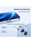 Baseus Simple Case iPhone 14 6.1 Kamera Korumalı İnce Silikon Şeffaf Kılıf