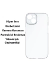 Baseus Simple Case iPhone 14 Plus 6.7 Kamera Korumalı İnce Silikon Şeffaf Kılıf