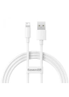 Baseus Simple Wisdom USB to iPhone Lightning Hızlı Data Şarj Kablosu 2.4a 1m