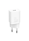 Baseus Super Si 1C 30W PD Type-C Hızlı Şarj Adaptörü - İPhone 15-14-13-12-11 Hızlı Şarj