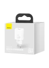 Baseus Super Si 20W PD Type-C Hızlı Şarj Adaptörü 20W İPhone 15-14-13- 12-11 Hızlı Şarj