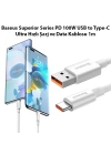 Baseus Superior Series PD 100W USB to Type-C Ultra Hızlı Şarj ve Data Kablosu 1m