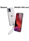 Baseus Transparent Key İPhone 11 Pro Max 6.5inch (2019) Şeffaf Silikon Kılıf