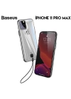 Baseus Transparent Key İPhone 11 Pro Max 6.5inch (2019) Şeffaf Silikon Kılıf