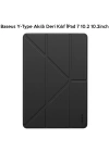 Baseus Y-Type Akıllı Deri Kılıf  İPad 7 nesil 10.2inch Tablet Kılıf