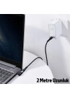 Baseus Zinc Manyetik Type-C to DC Square Portu Lenovo Laptop Şarj Kablosu 100W 2m