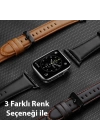 Dux Ducis Apple Watch 38-40-41MM için Business Deri Kayış Kordon