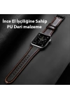 Dux Ducis Apple Watch 38-40-41MM için Business Deri Kayış Kordon