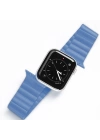 DUX DUCIS Apple Watch 38-40-41MM için Manyetik Zincir Versiyon PU Deri Kayış Kordon