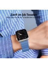 DUX DUCIS Apple Watch 38-40-41MM için Manyetik Zincir Versiyon PU Deri Kayış Kordon